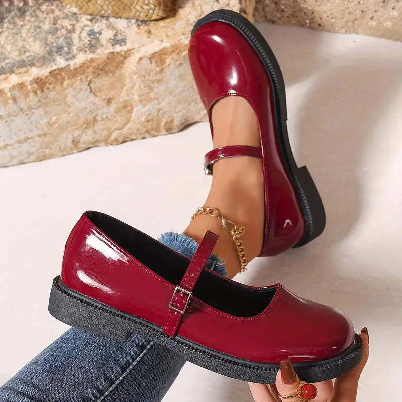 Elara – Vintage Leather Shoes