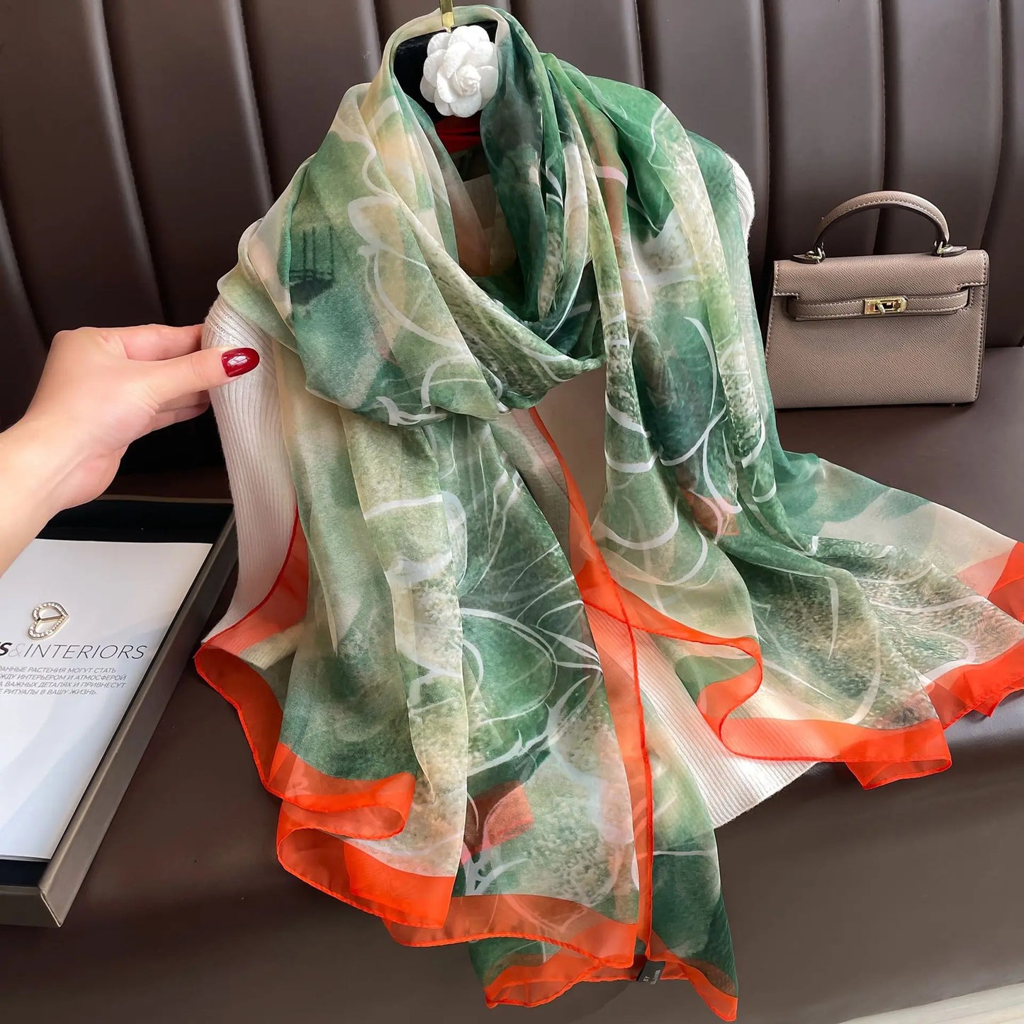 Ismerie – Vibrant and Stylish Chiffon Scarf