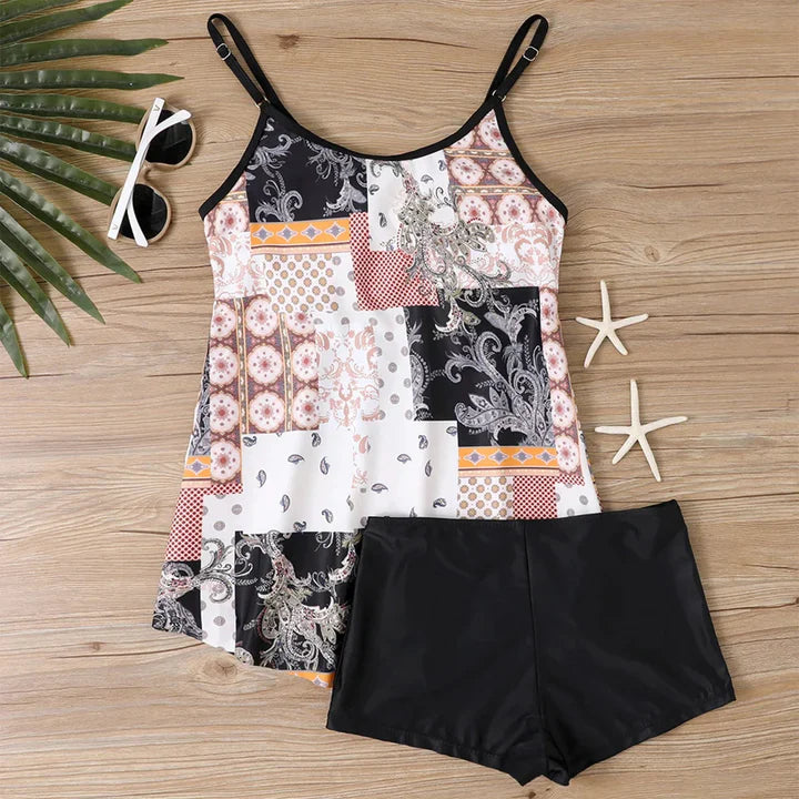Carly - Two Piece Tankini Swimsuit