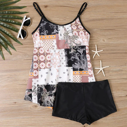 Carly - Two Piece Tankini Swimsuit