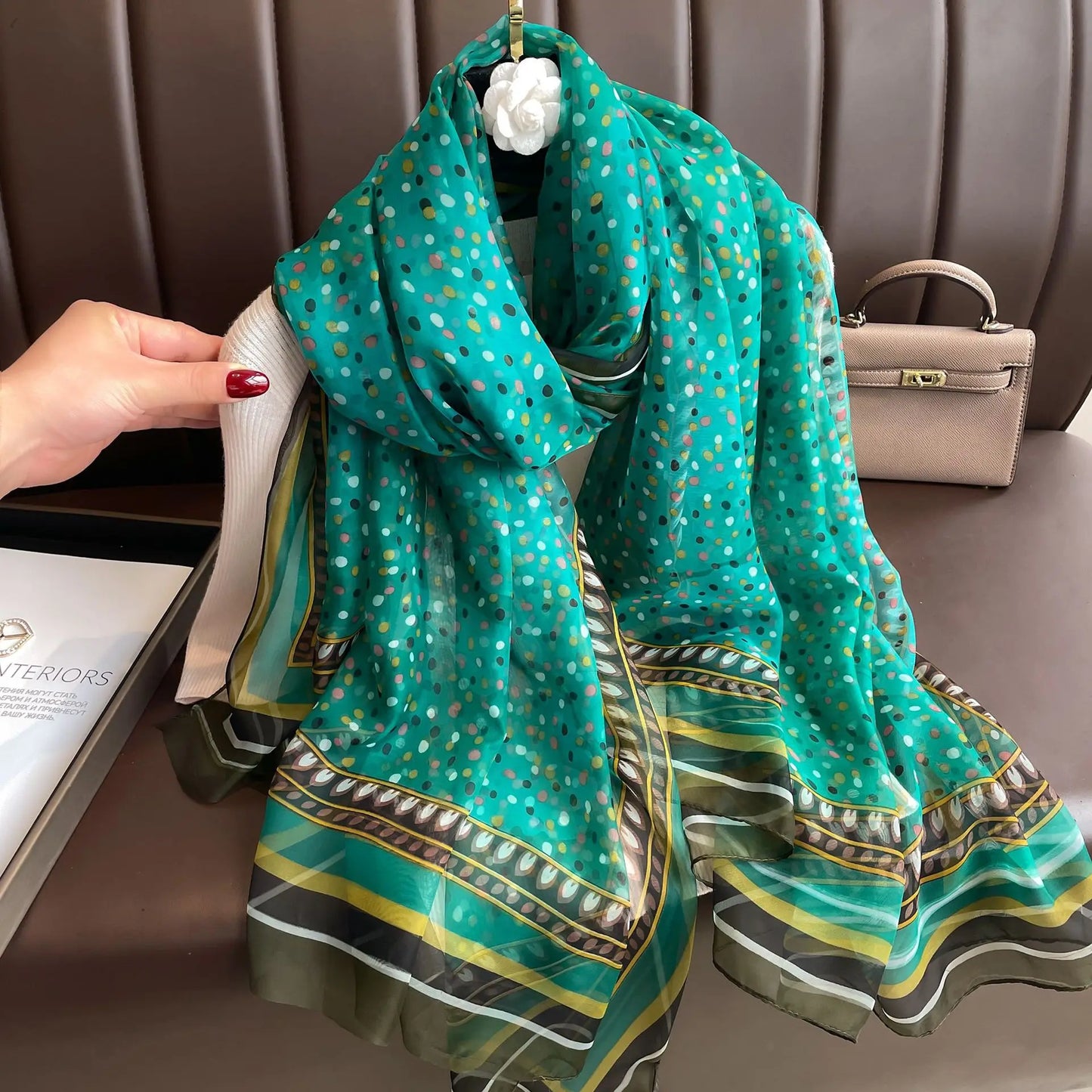 Ismerie – Vibrant and Stylish Chiffon Scarf