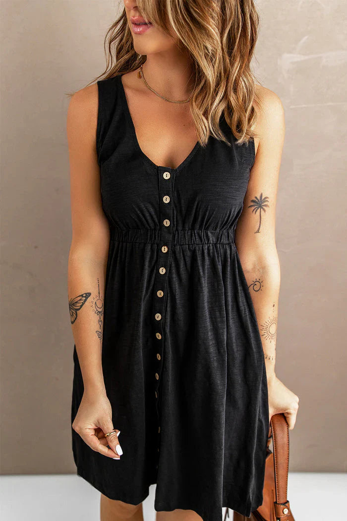 Hellie – Stylish Sleeveless Mini Dress