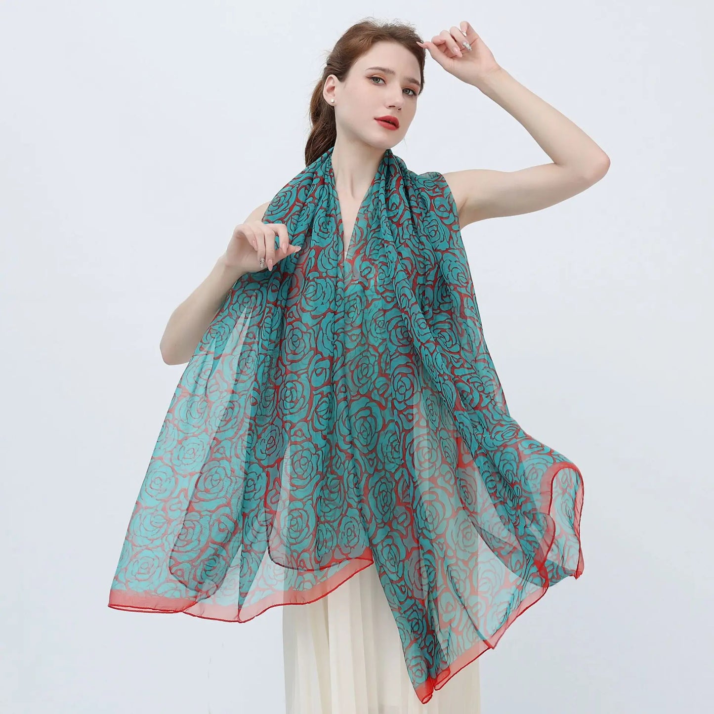 Ismerie – Vibrant and Stylish Chiffon Scarf