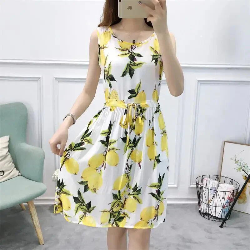 Mayuri – Charming Printed Cotton Mini Dress