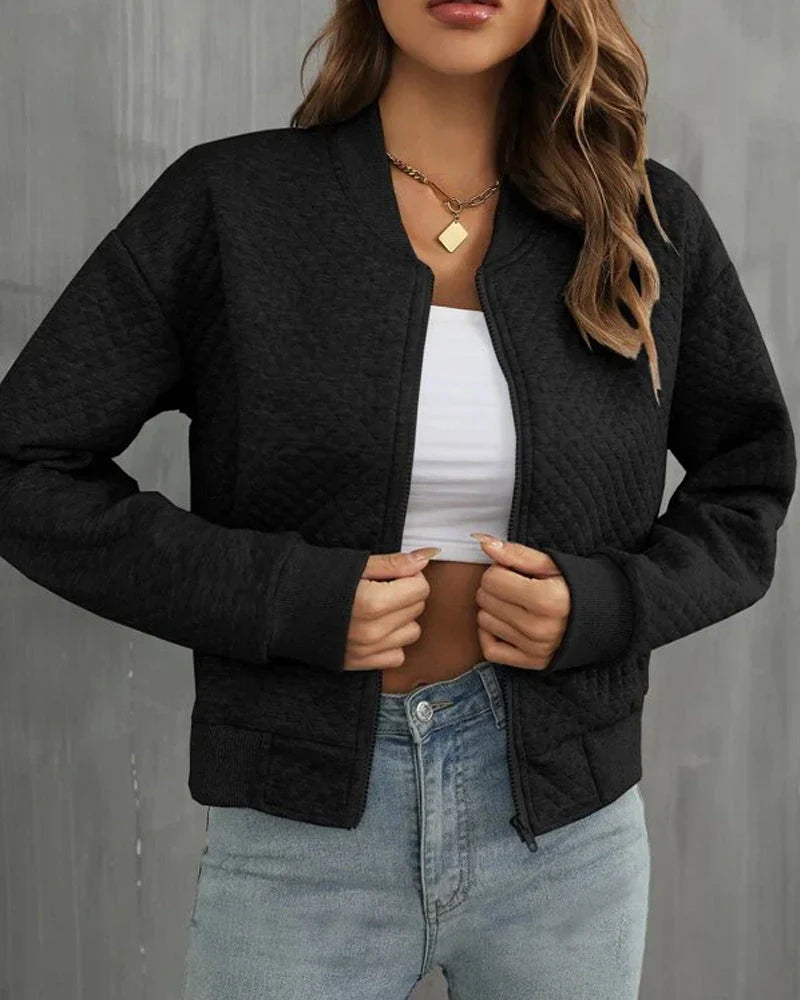 Yseult – Quilted Bomber Jacket