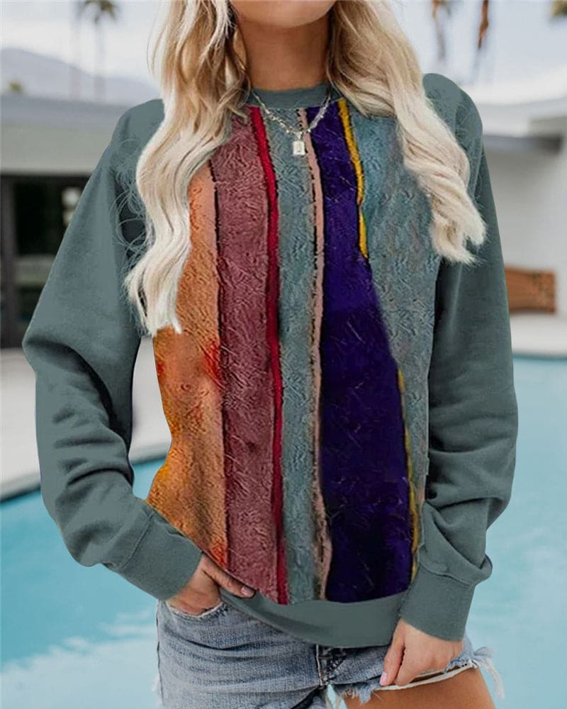 Thalassa – Stylish Cotton Graphic Sweatshirt