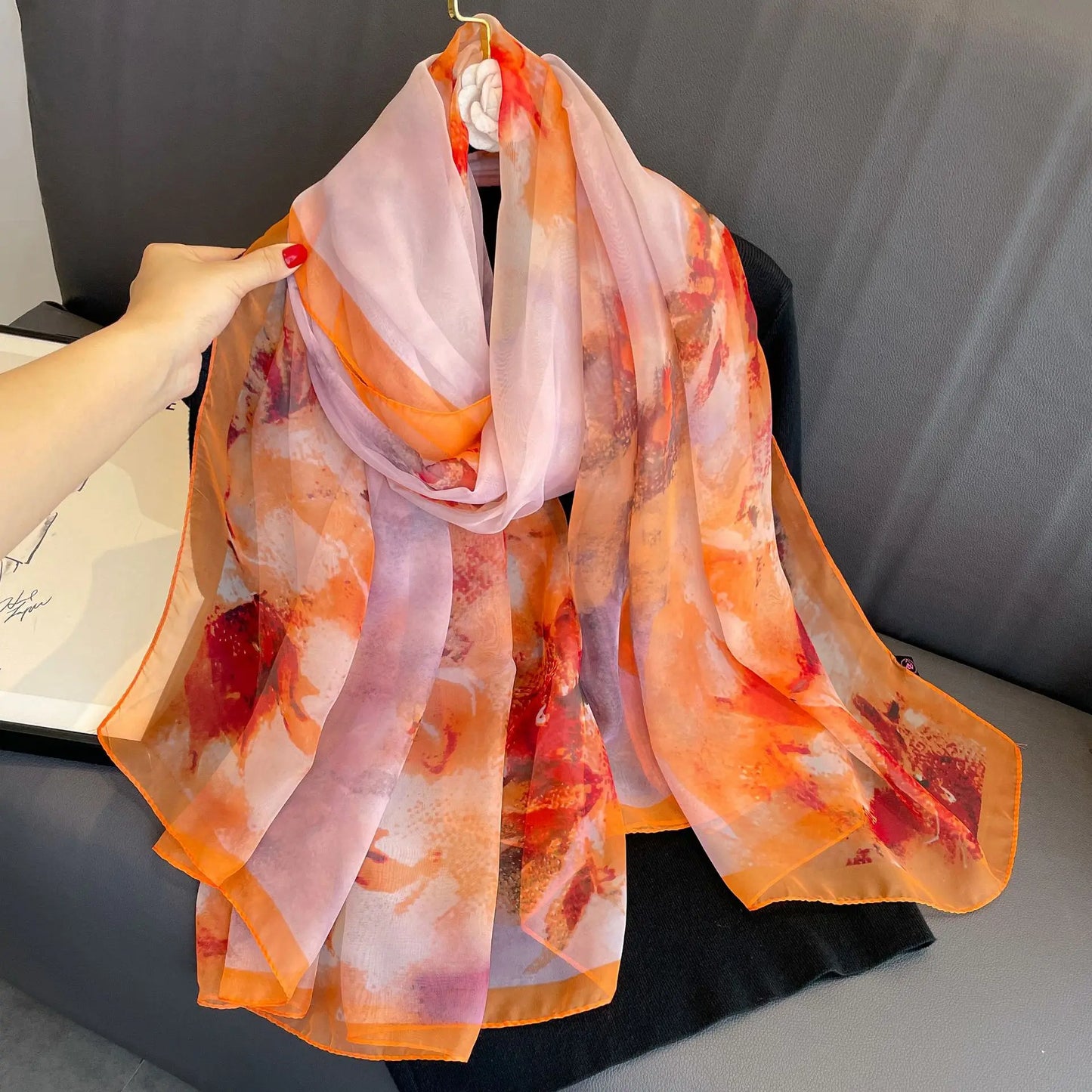 Ismerie – Vibrant and Stylish Chiffon Scarf