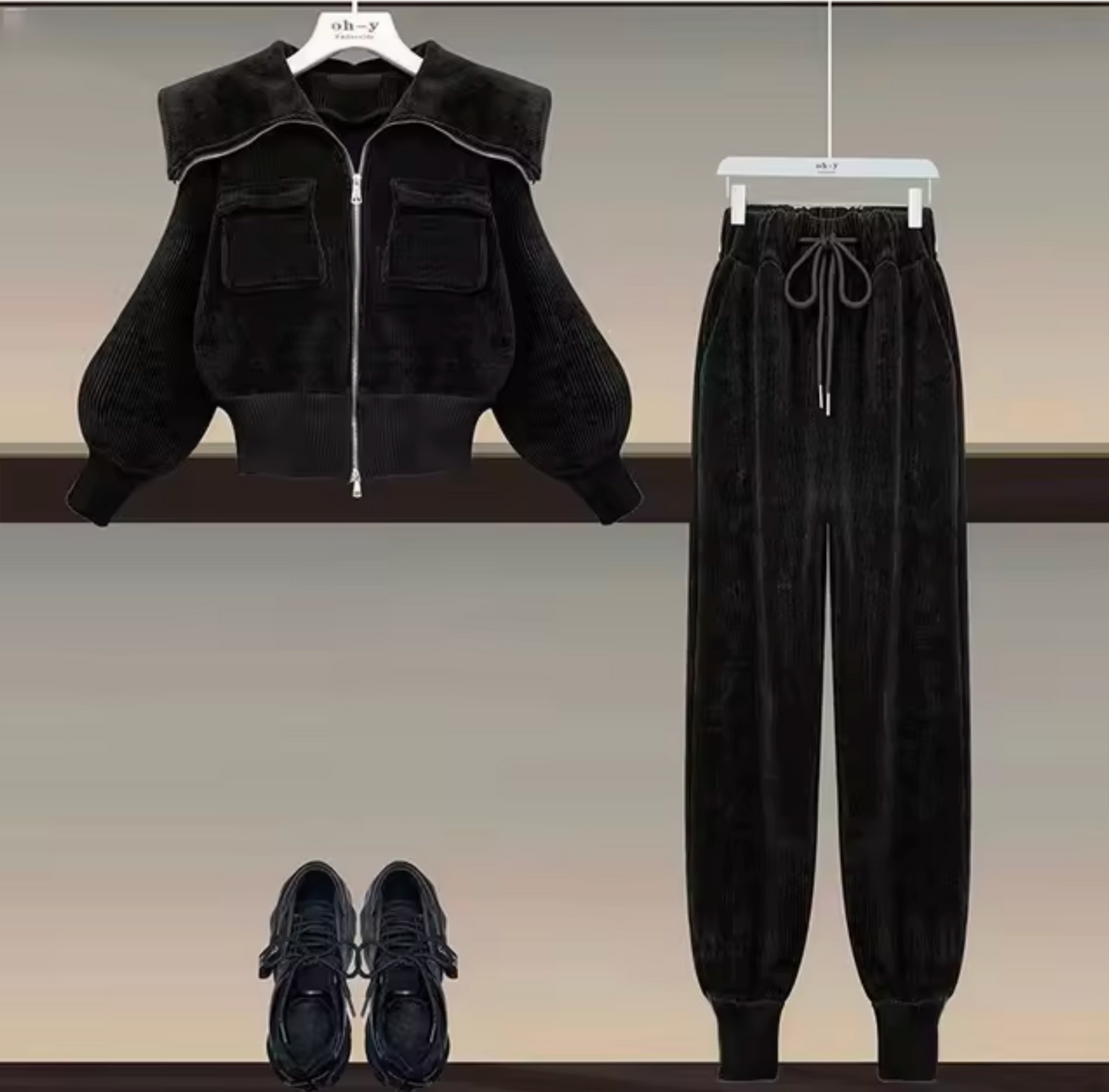 Wynette - Corduroy Coat and Trousers Set