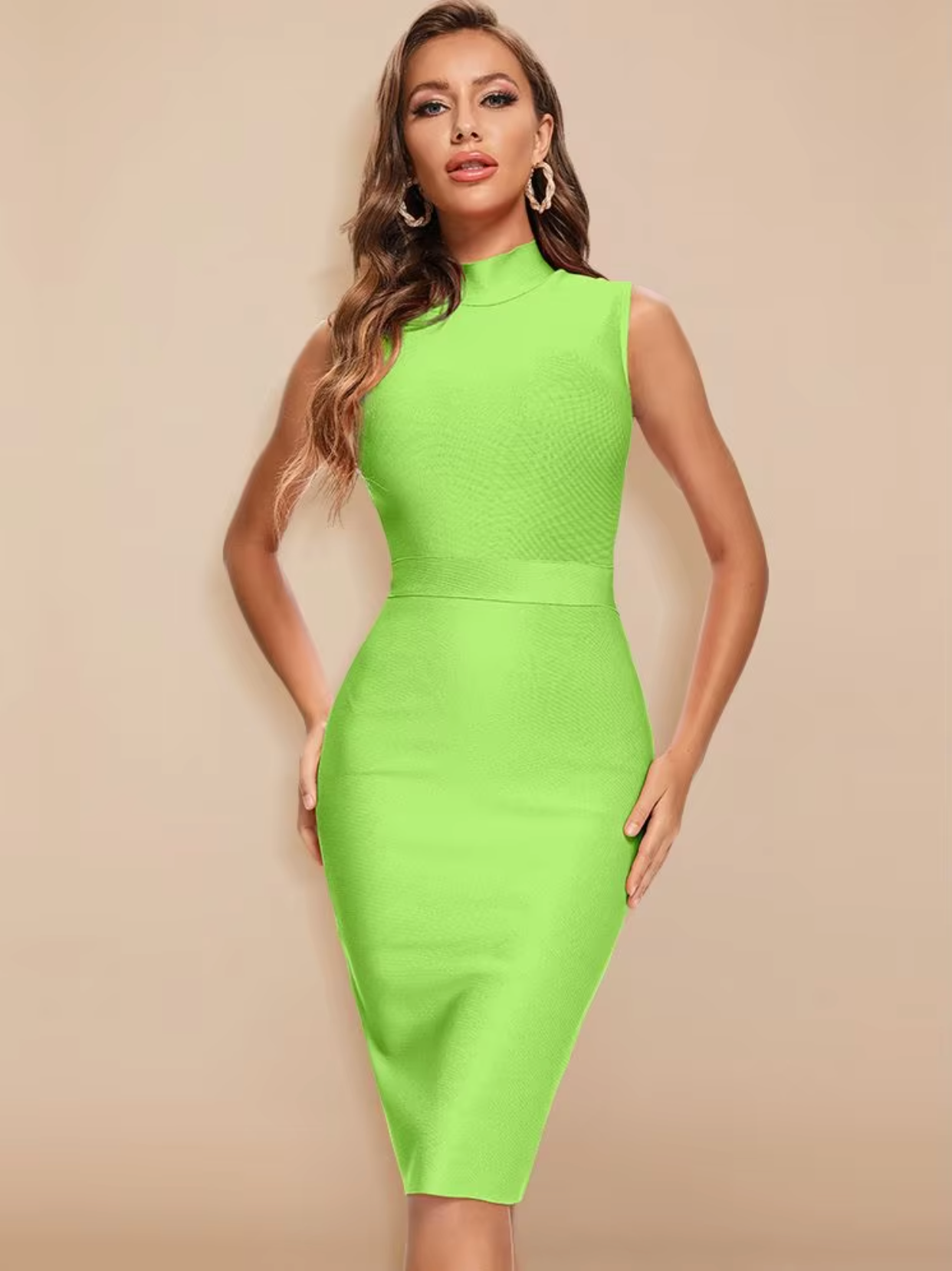 Liva – Knitted Sleeveless Bodycon Dress