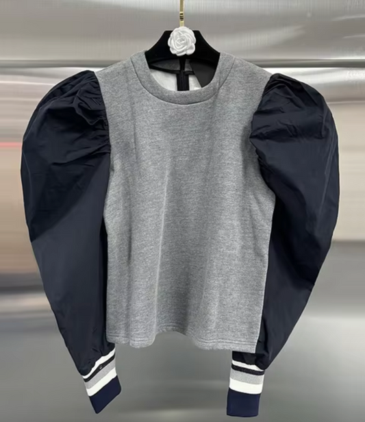 Meiji – Cotton Puff Sleeves Top
