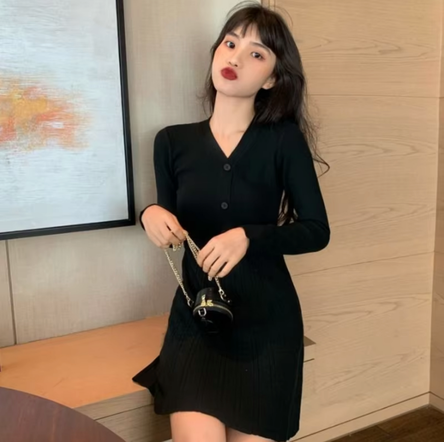 Lenna – Casual Knitted Mini Dress