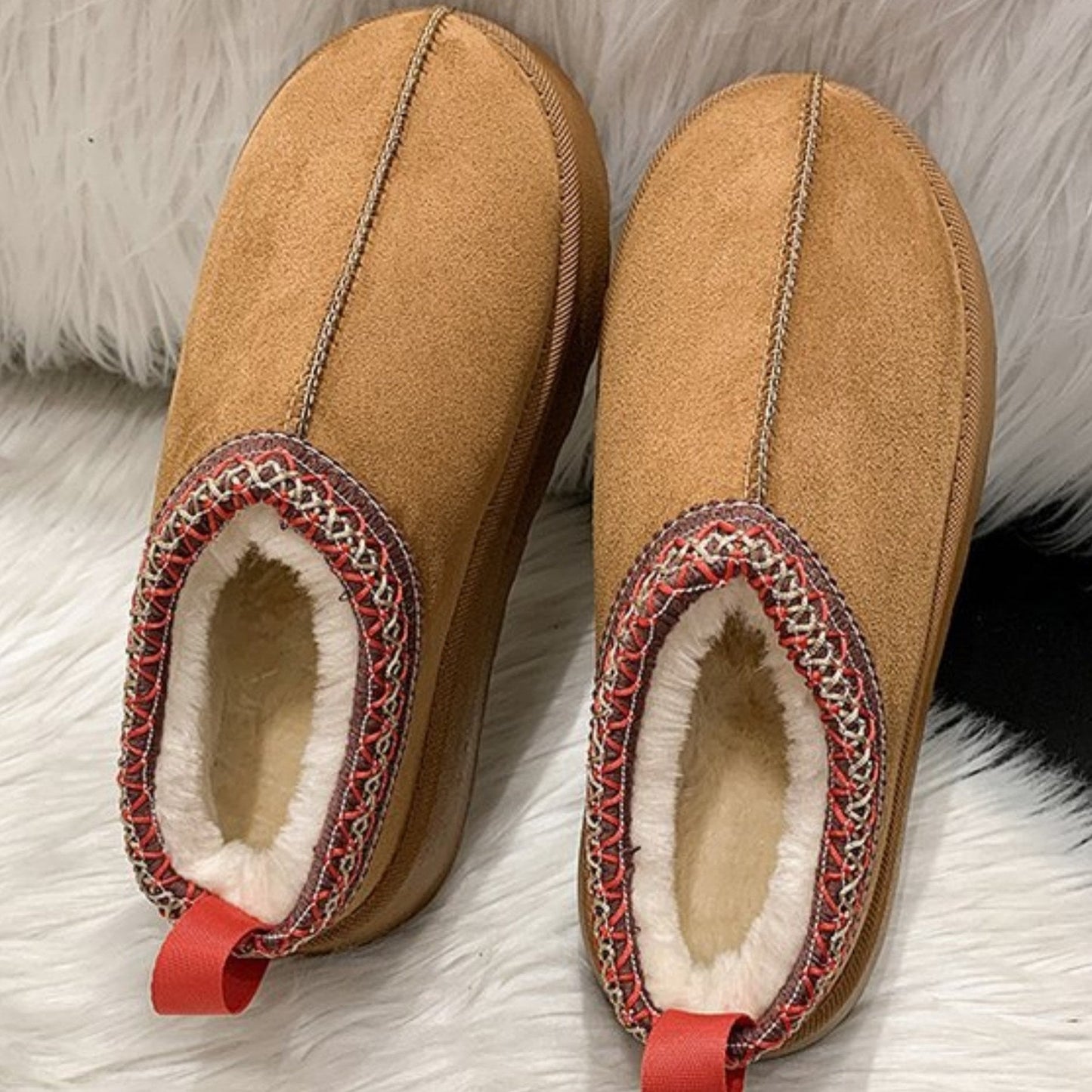 Audrey - Fashion snow muffin chunky boots