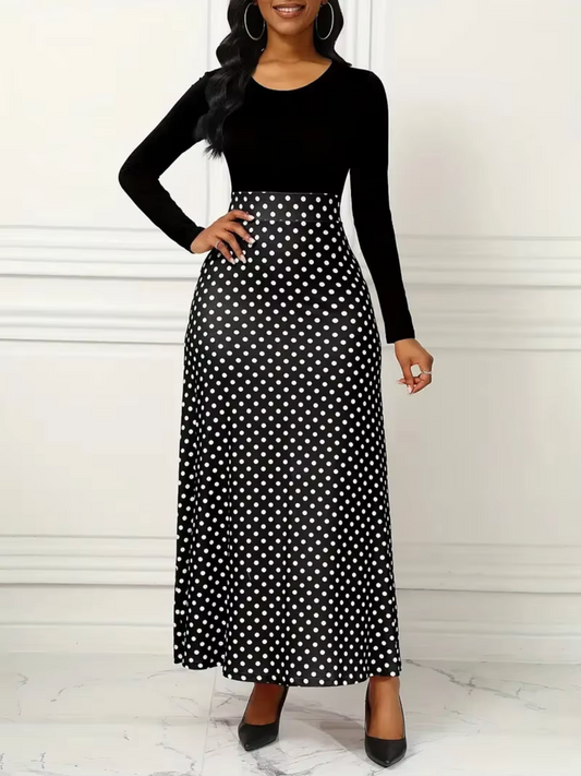 Amelie – Polkadots Maxi Dress