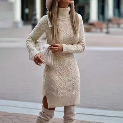 Lerica – Knitted Turtleneck Dress