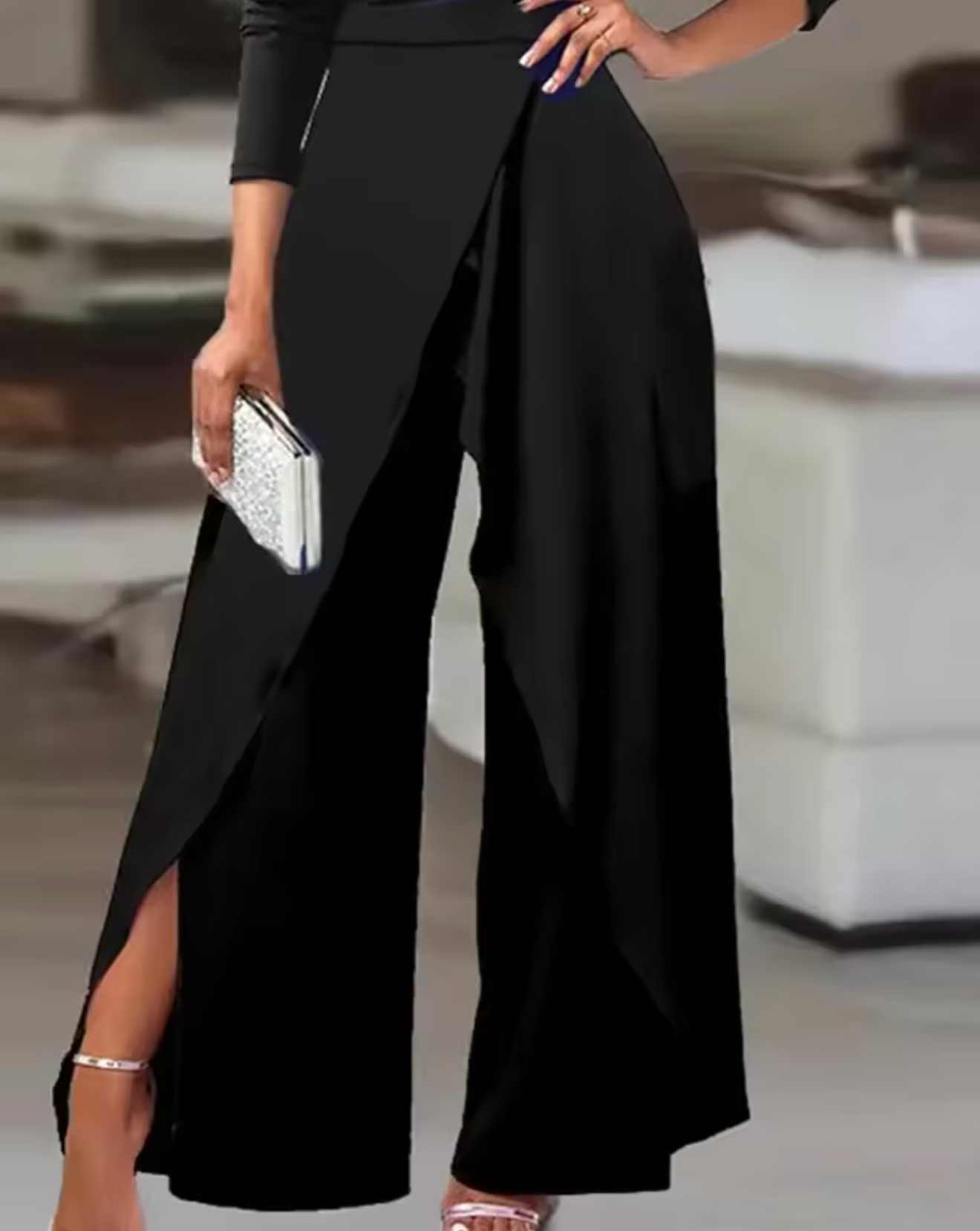 Amoura – Sophisticated Off-shoulder Jumpsuit