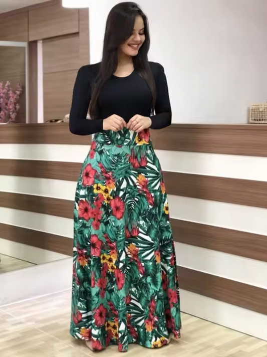 Cindy – Long Sleeve Floral Dress