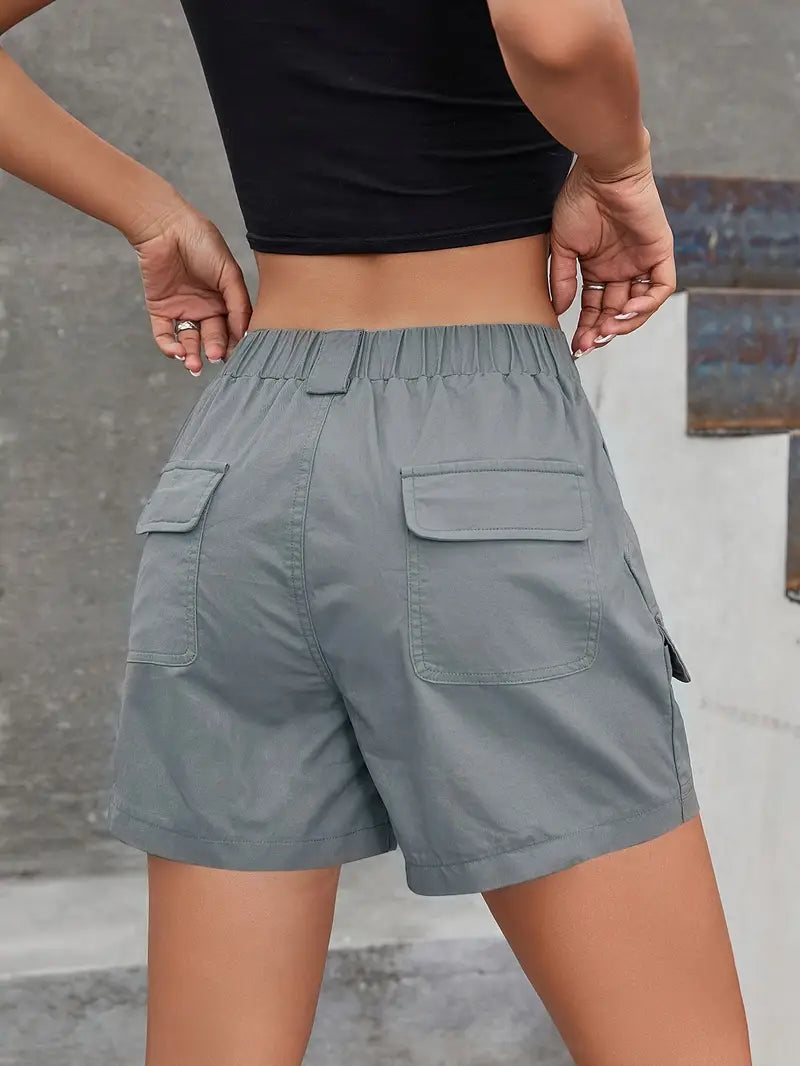 Zephyress – Stylish Cotton Cargo Shorts