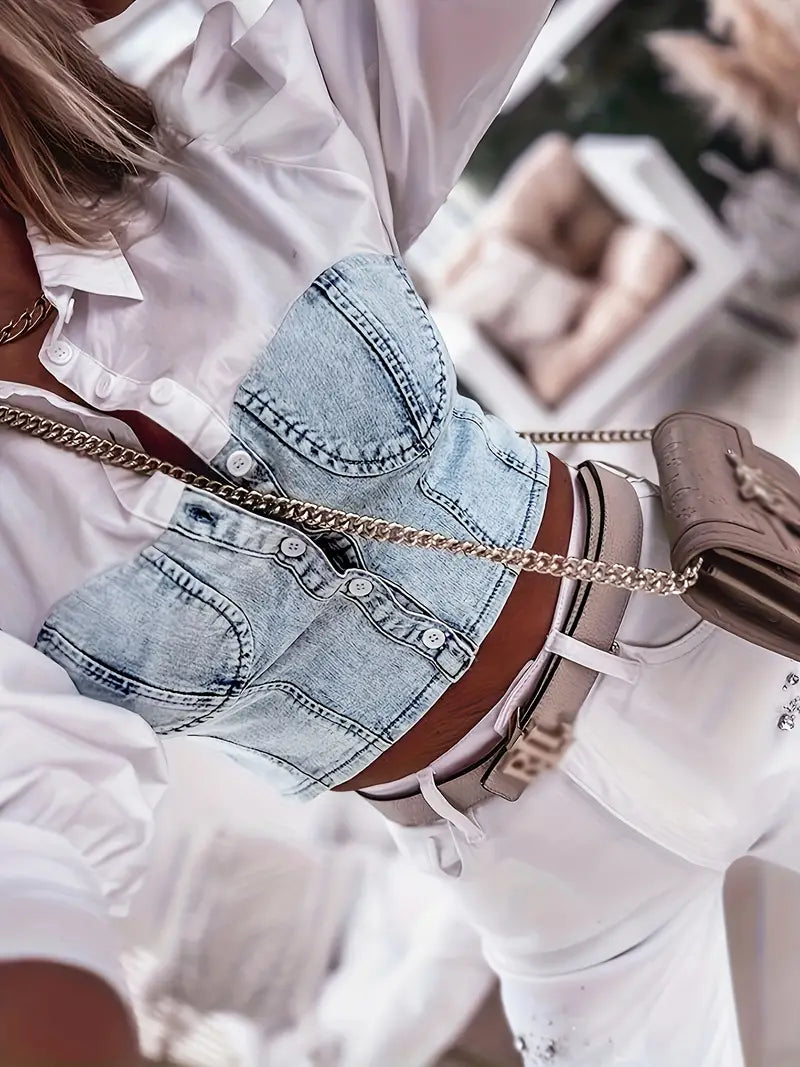 Ecca - Stylish Cotton Button-down Shirt
