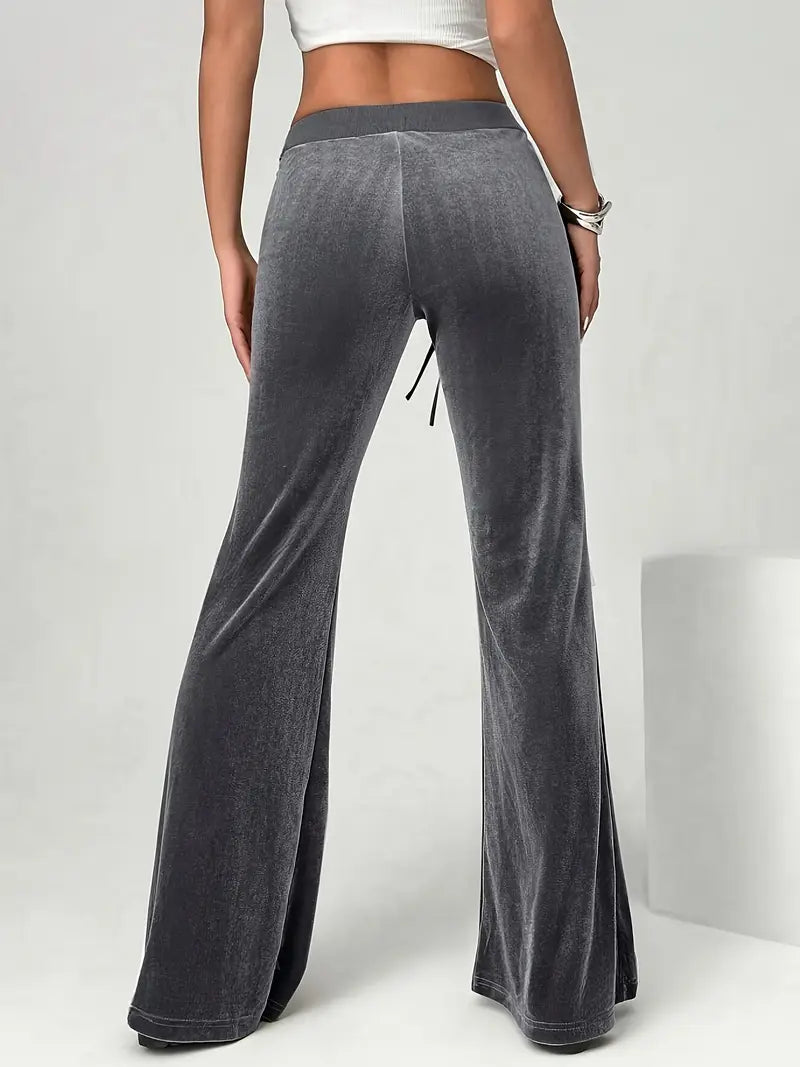 Ophirra – High-quality Velvet Flared Trousers