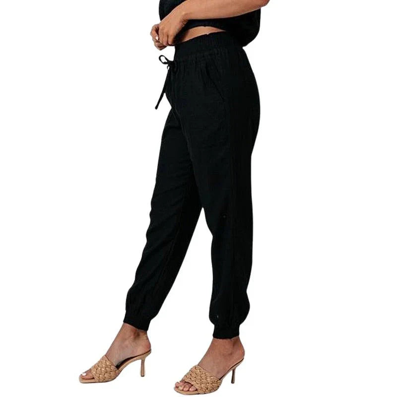 Shekira – Lightweight Women's Drawstring Joggers
