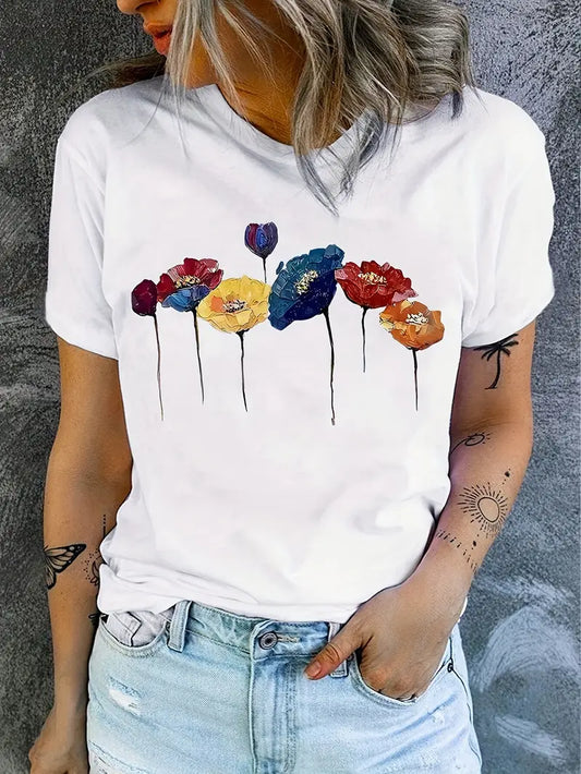 Naevithra – Floral T-Shirt