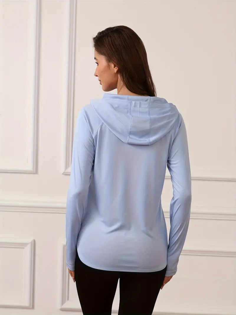 Viletta – Stylish Lightweight Long-sleeved Hooded Top