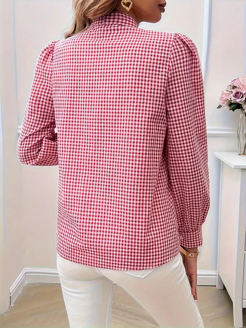 Liv – Cotton Bow Tie Blouse