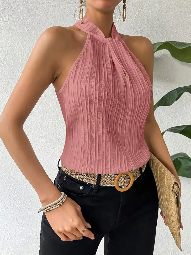 Drusilla – Elegantes Halter Neck Top