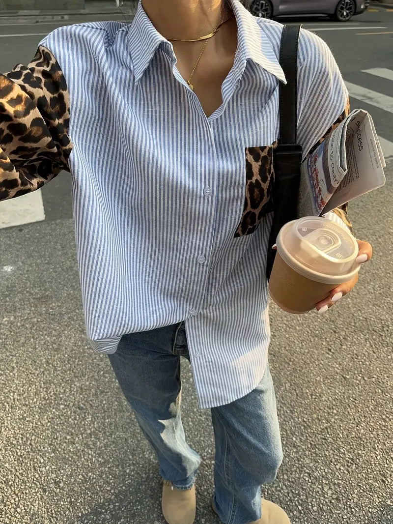 Ester – Trendy Cotton Oversized Shirt