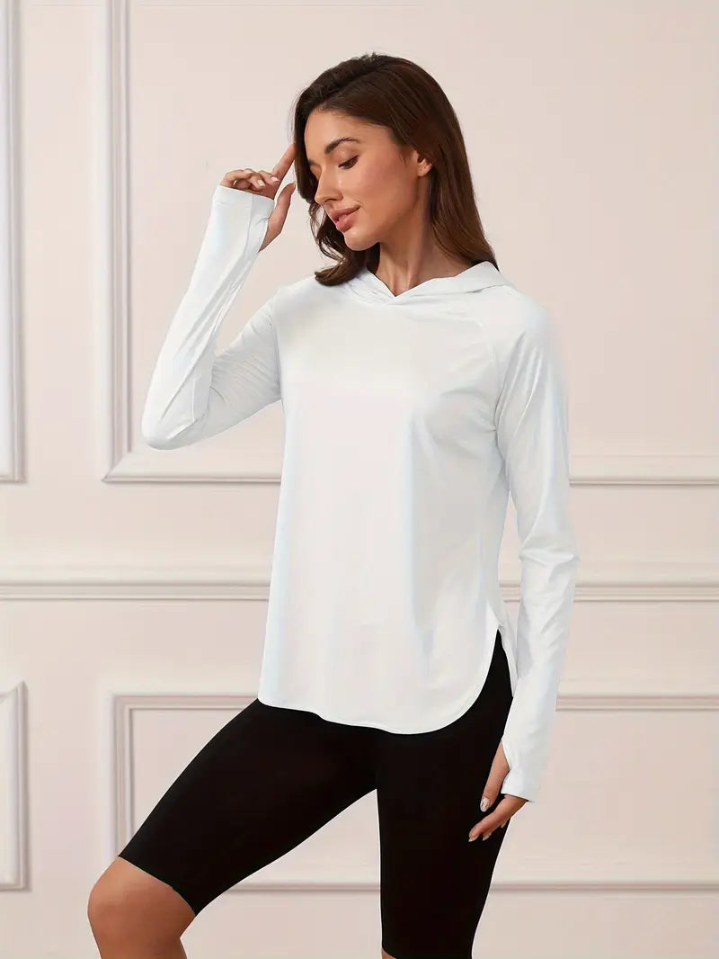 Viletta – Stylish Lightweight Long-sleeved Hooded Top