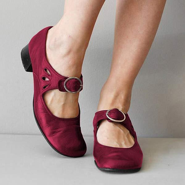Fiona - Vintage Orthopedic Shoes with Round Toe