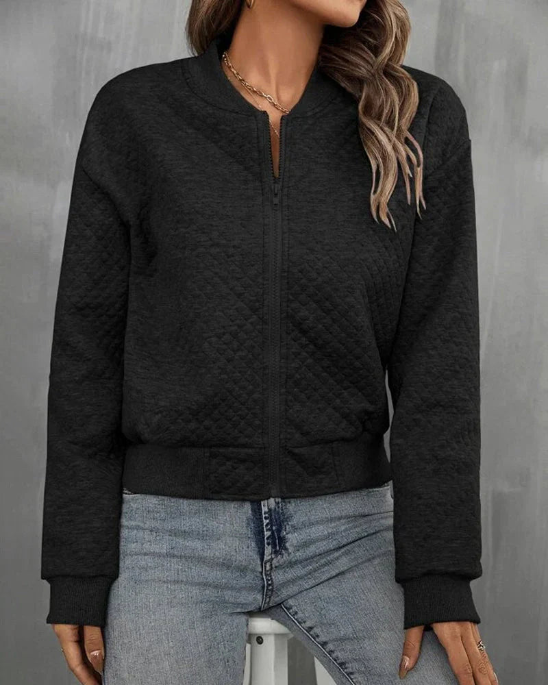 Yseult – Quilted Bomber Jacket