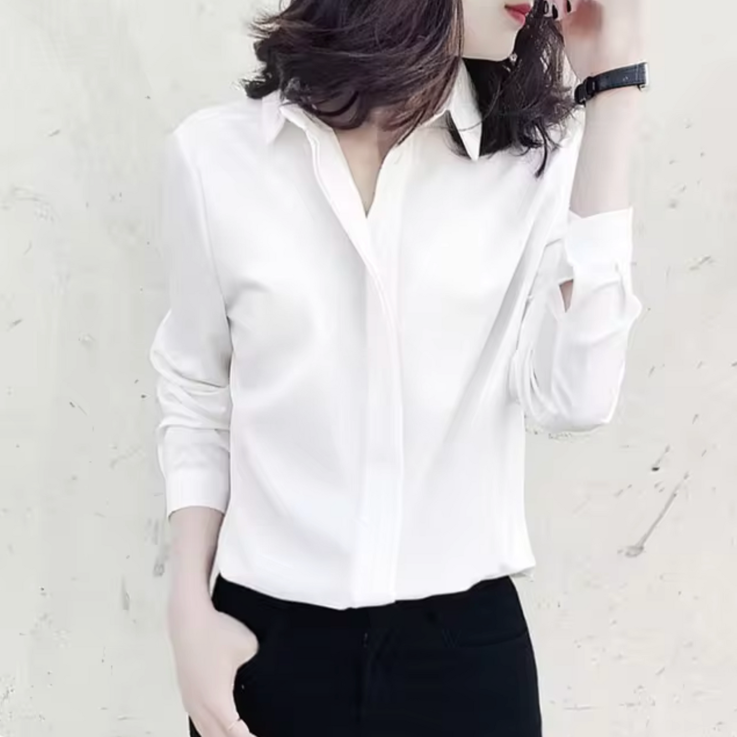 Juniper - Chiffon Long Sleeve Blouse