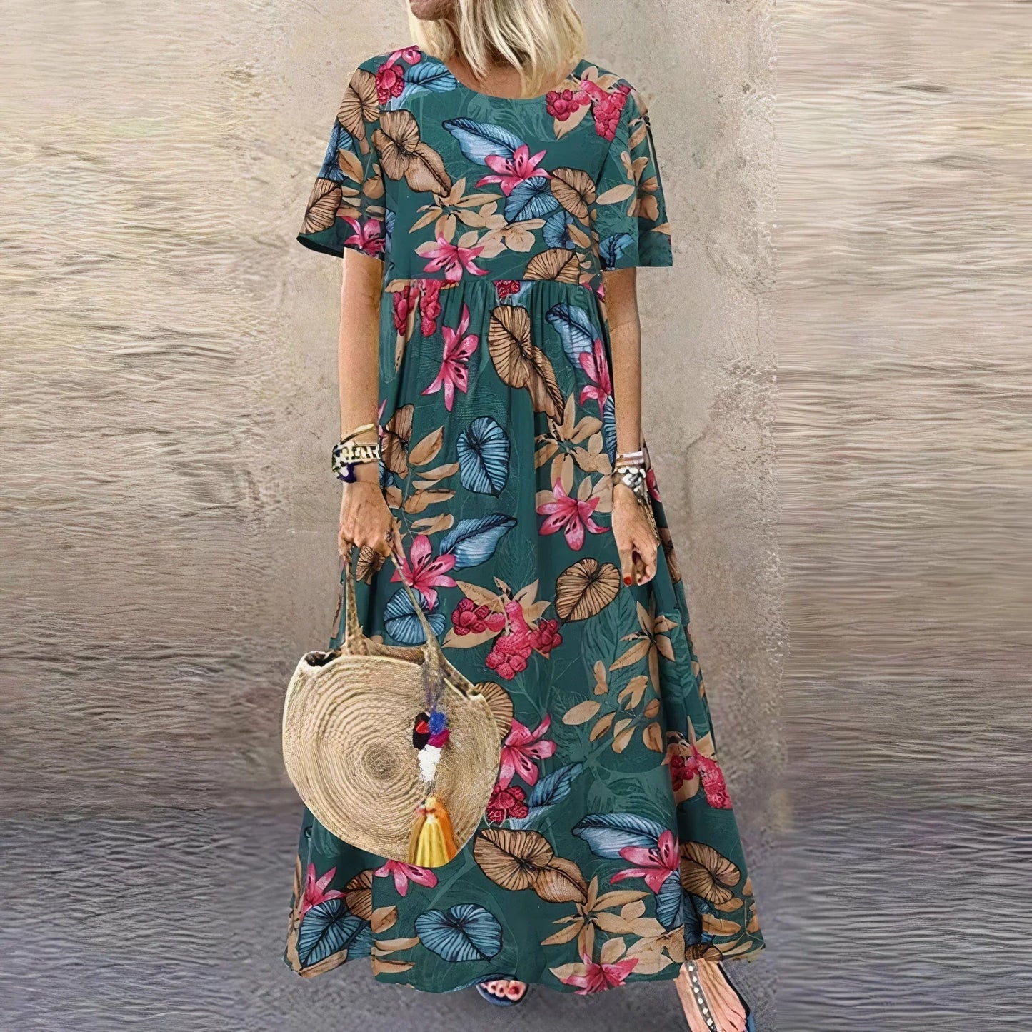 Juves – Boho Breeze Floral Maxi Dress