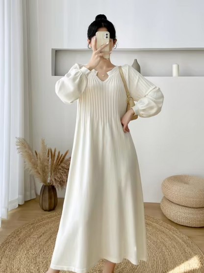 Jemma – Loose Knit Maxi Dress