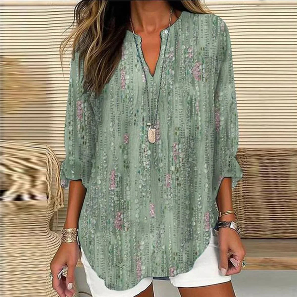 Orielis – Stylish Printed Blouse