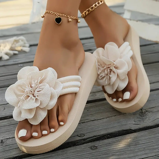 Arceli – Stylish Floral Platform Sandals