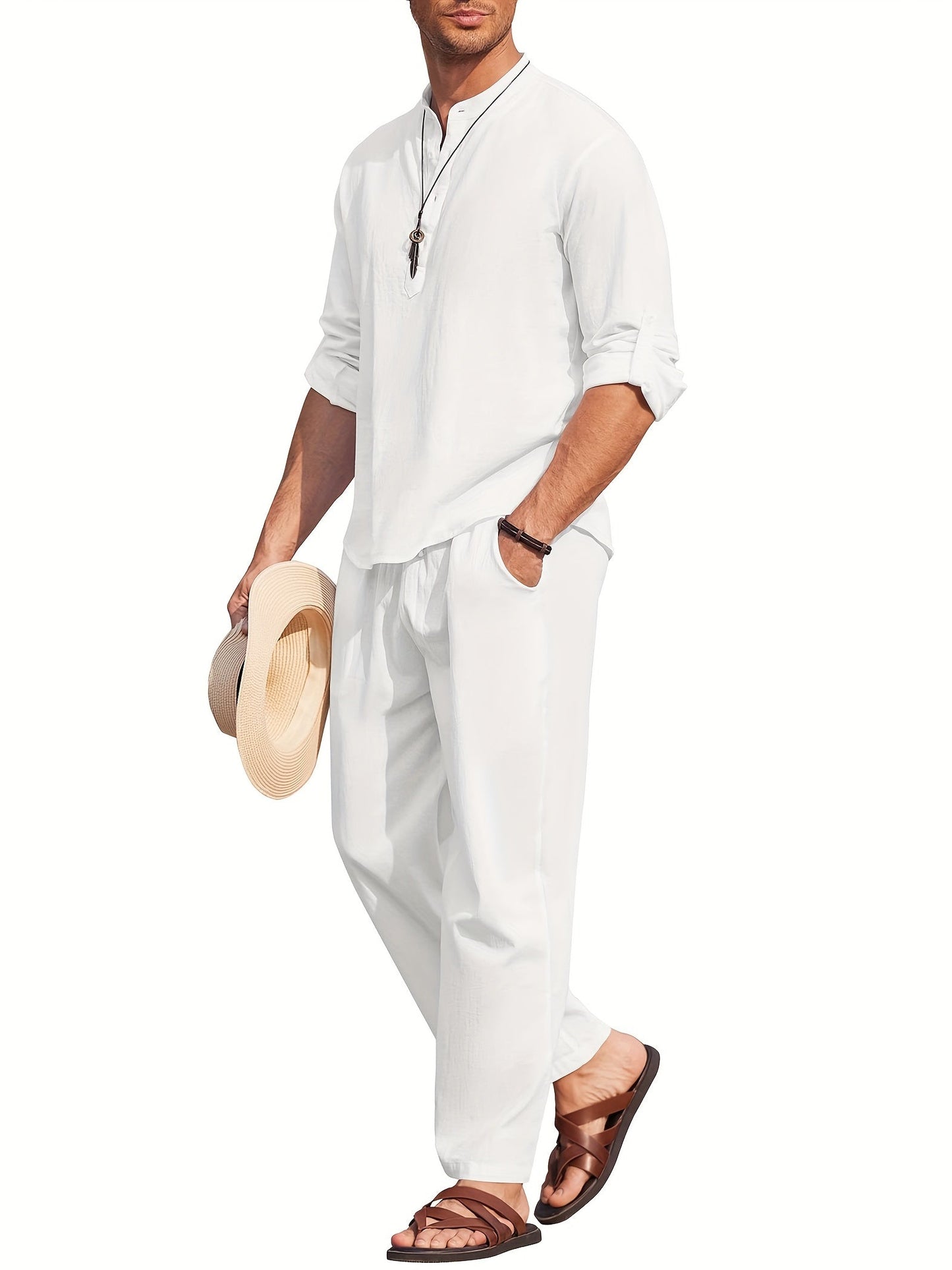 White linen set - Max