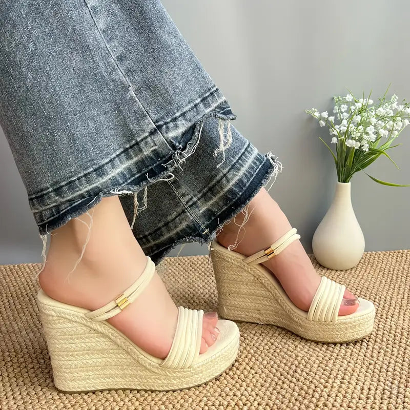 Emila – Wedge Sandals with Double Straps