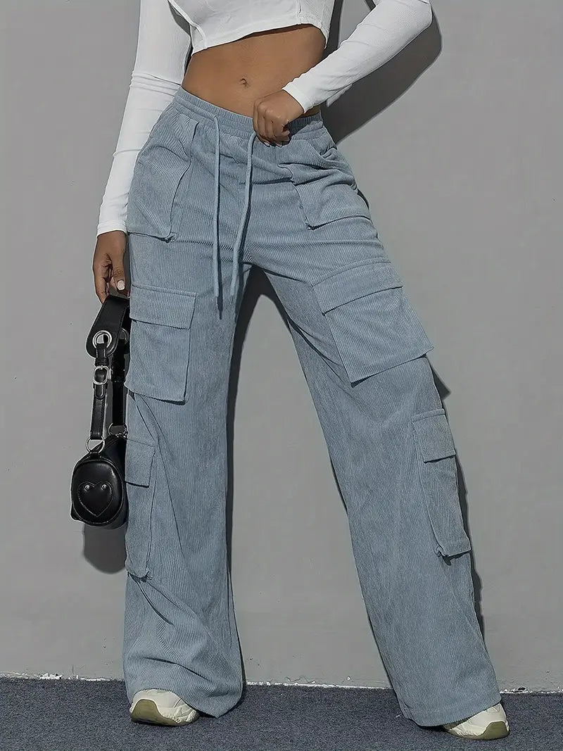 Luneth – Stylish Oversized Cargo Pants