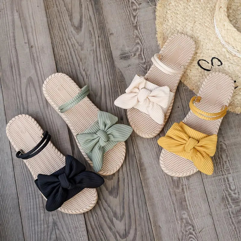 Zephyra – Stylish Bow Sandals