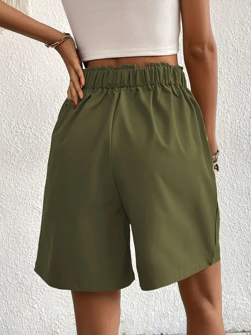 Nyx - High Waist Pleated Shorts