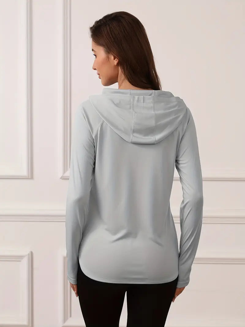 Viletta – Stylish Lightweight Long-sleeved Hooded Top