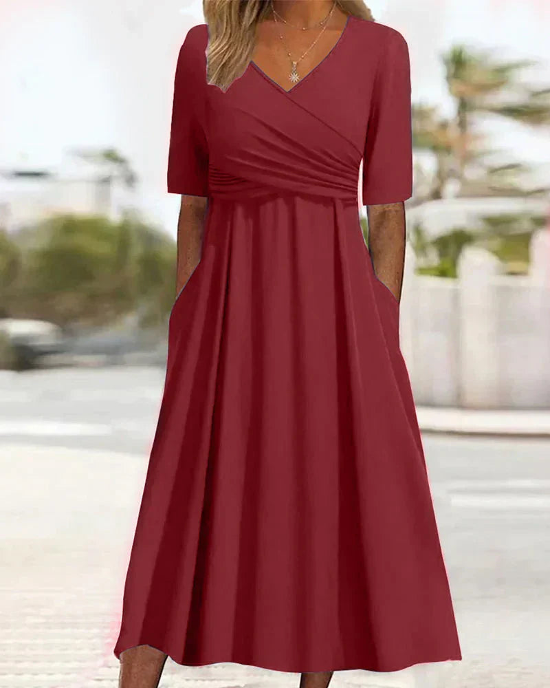 Celeste - Fashionable Crossover Dress