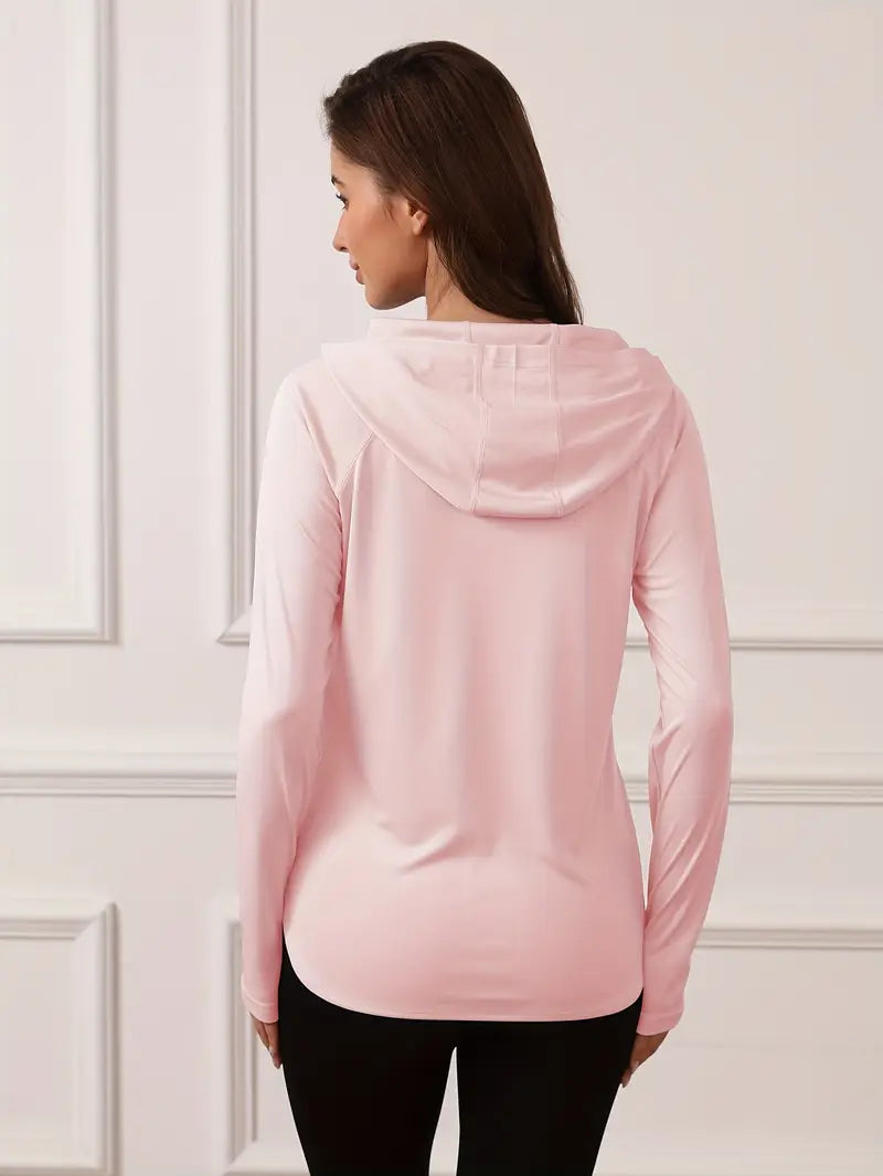 Viletta – Stylish Lightweight Long-sleeved Hooded Top