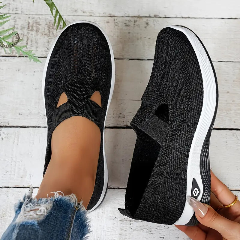 Noire – Breathable Knitted Slip-on Shoes