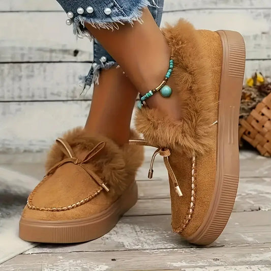 Visenya - Winter snow boots made of thick fleece