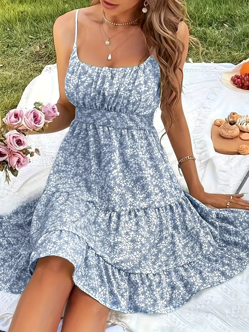 Emaline – Pretty Summer Dress with Floral Pattern
