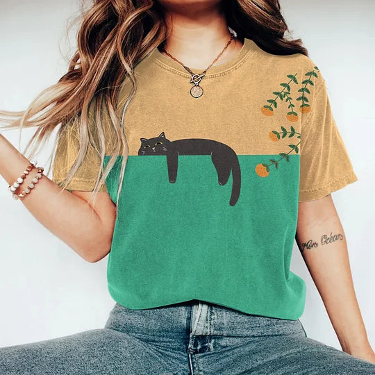 Vespera – Stylish two-tone T-shirt