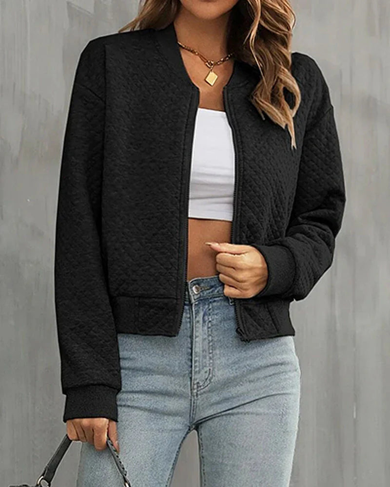 Yseult – Quilted Bomber Jacket